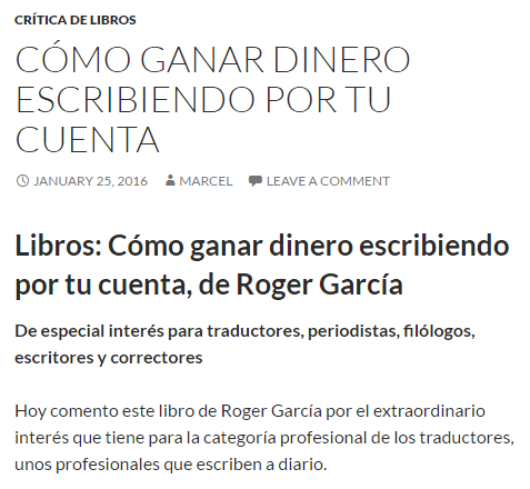 reseña guia del redactor freelance